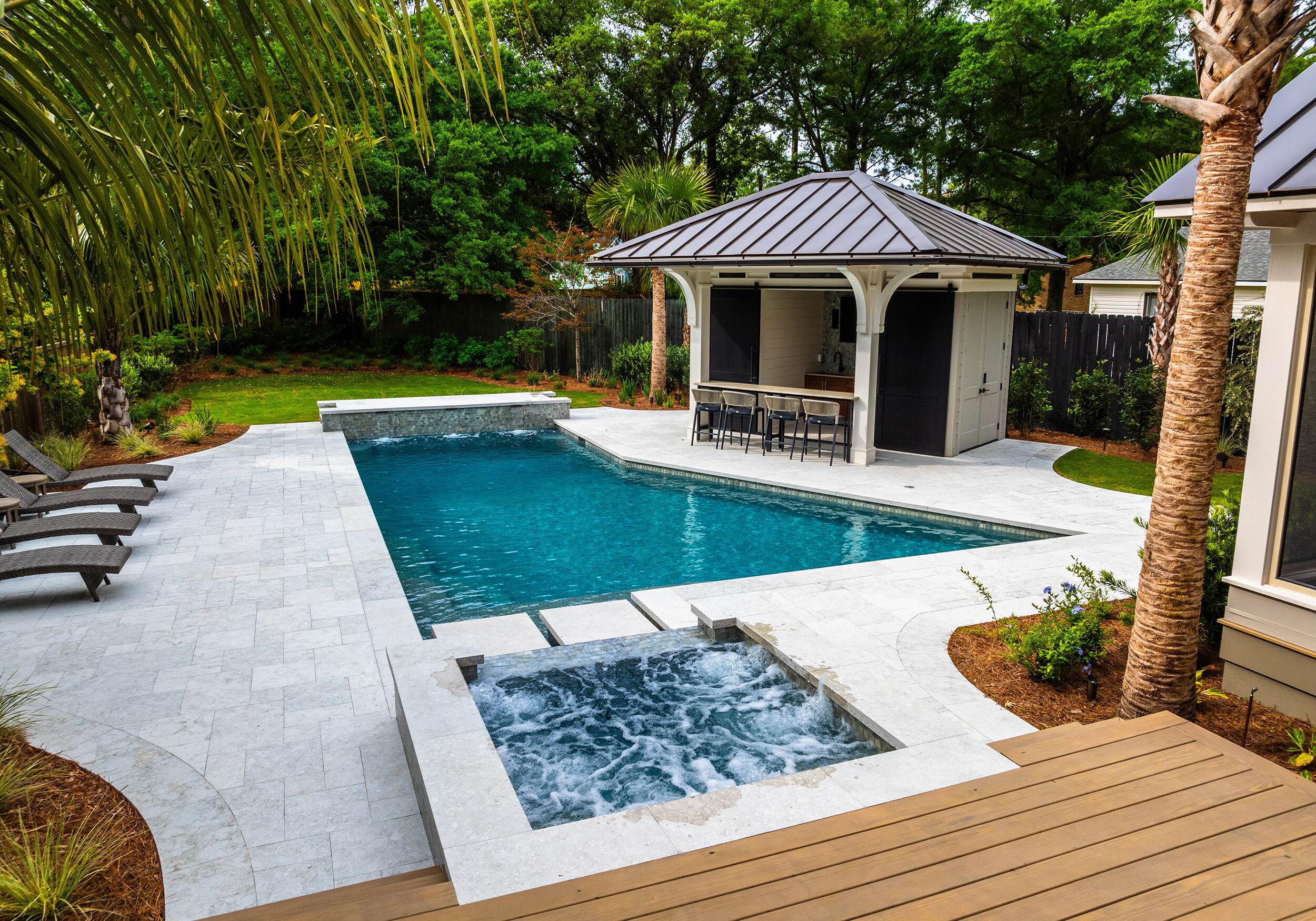 Hero Crema Oliva - Meadows Pool - 2235 Show Basket Way - Sandblasted 3